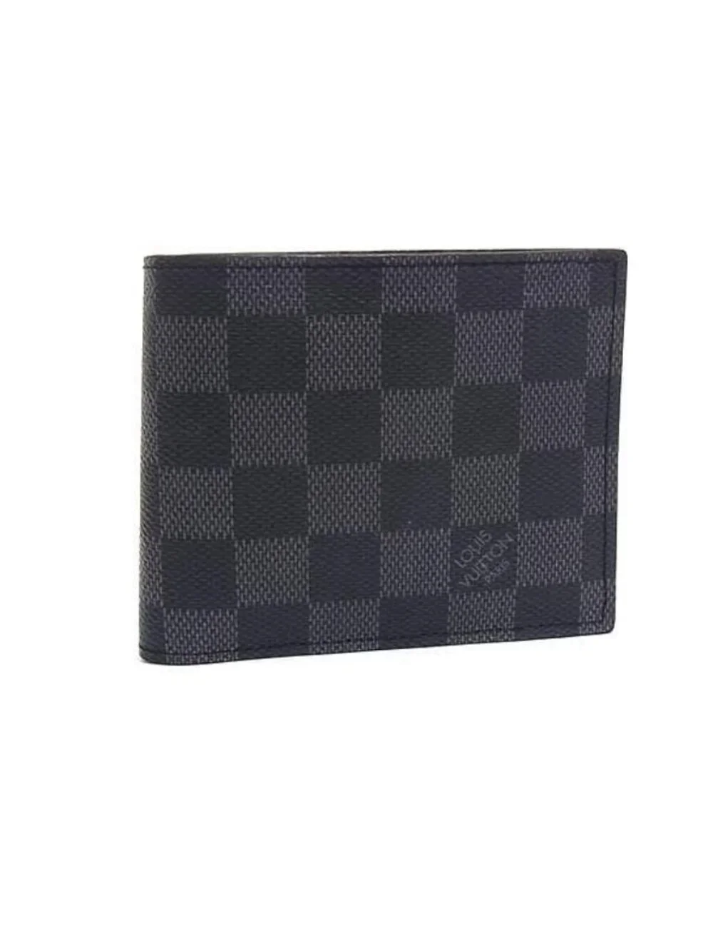 Louis Vuitton Bifold Wallet Portefeuille Marco NM Black Damier Graphite
